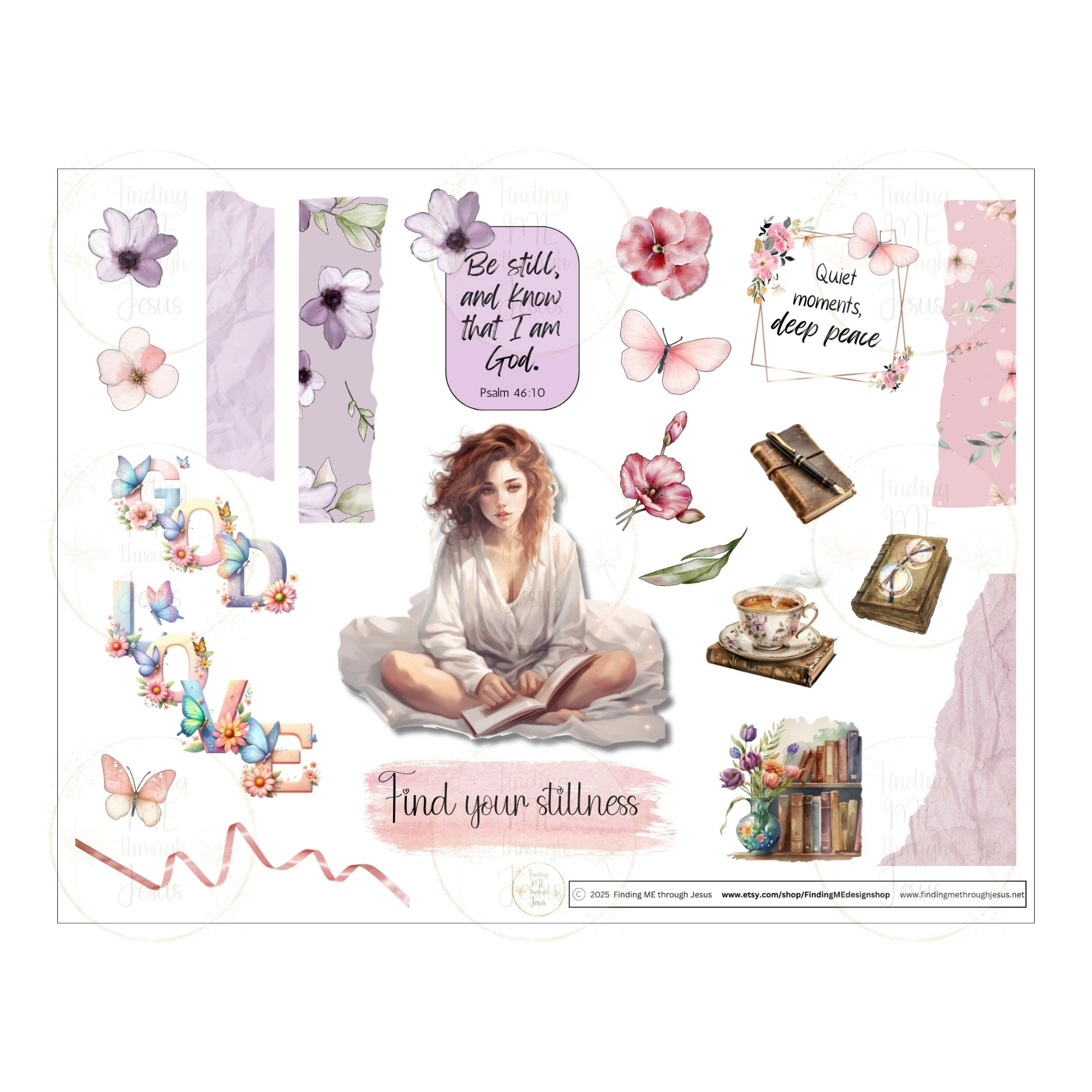 Be Still Mini Bible Journaling Kit