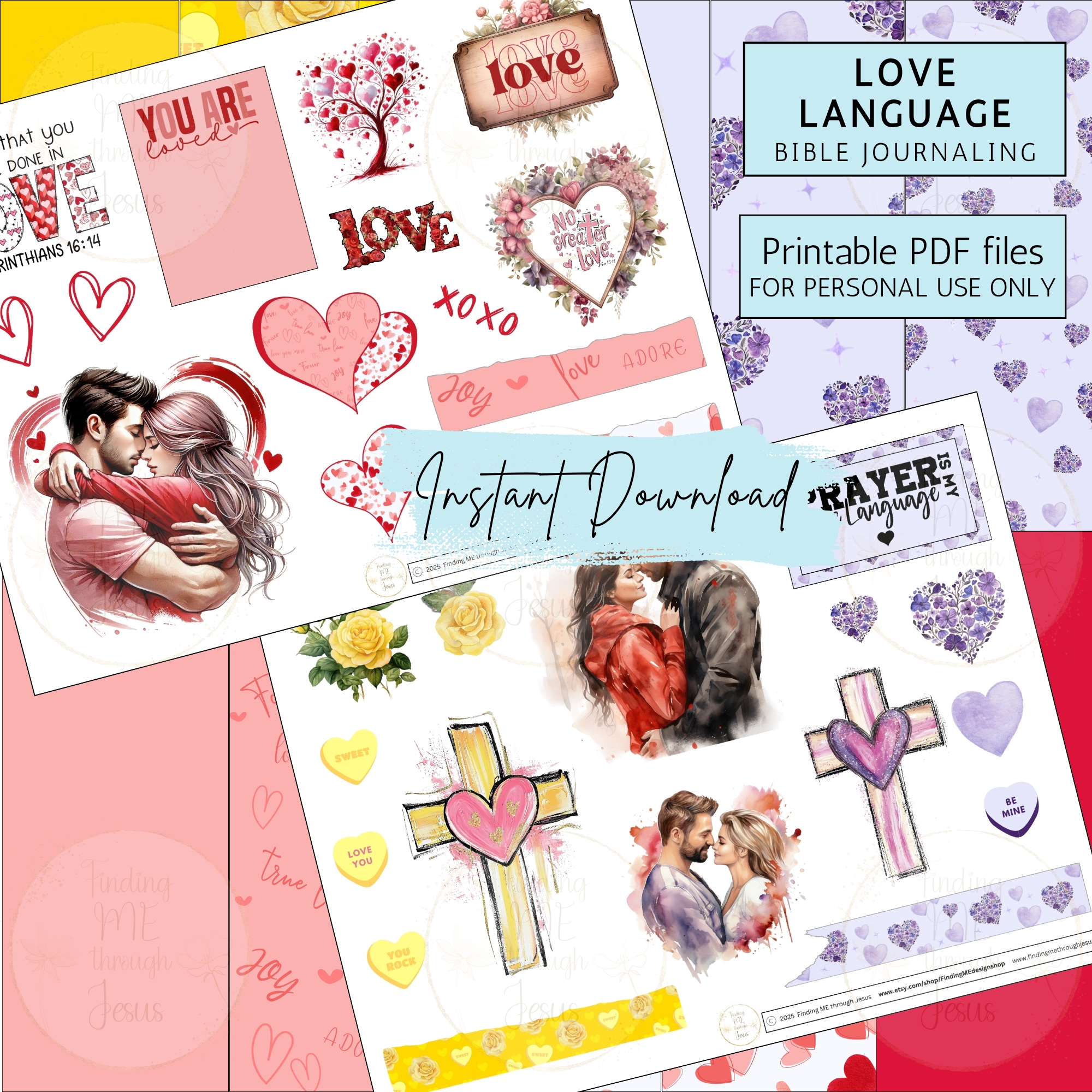 Love Language Mini Bible Journaling Kit