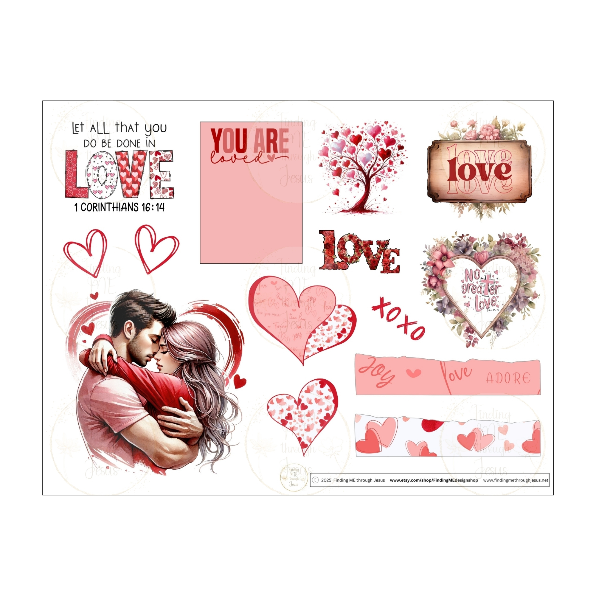 Love Language Mini Bible Journaling Kit