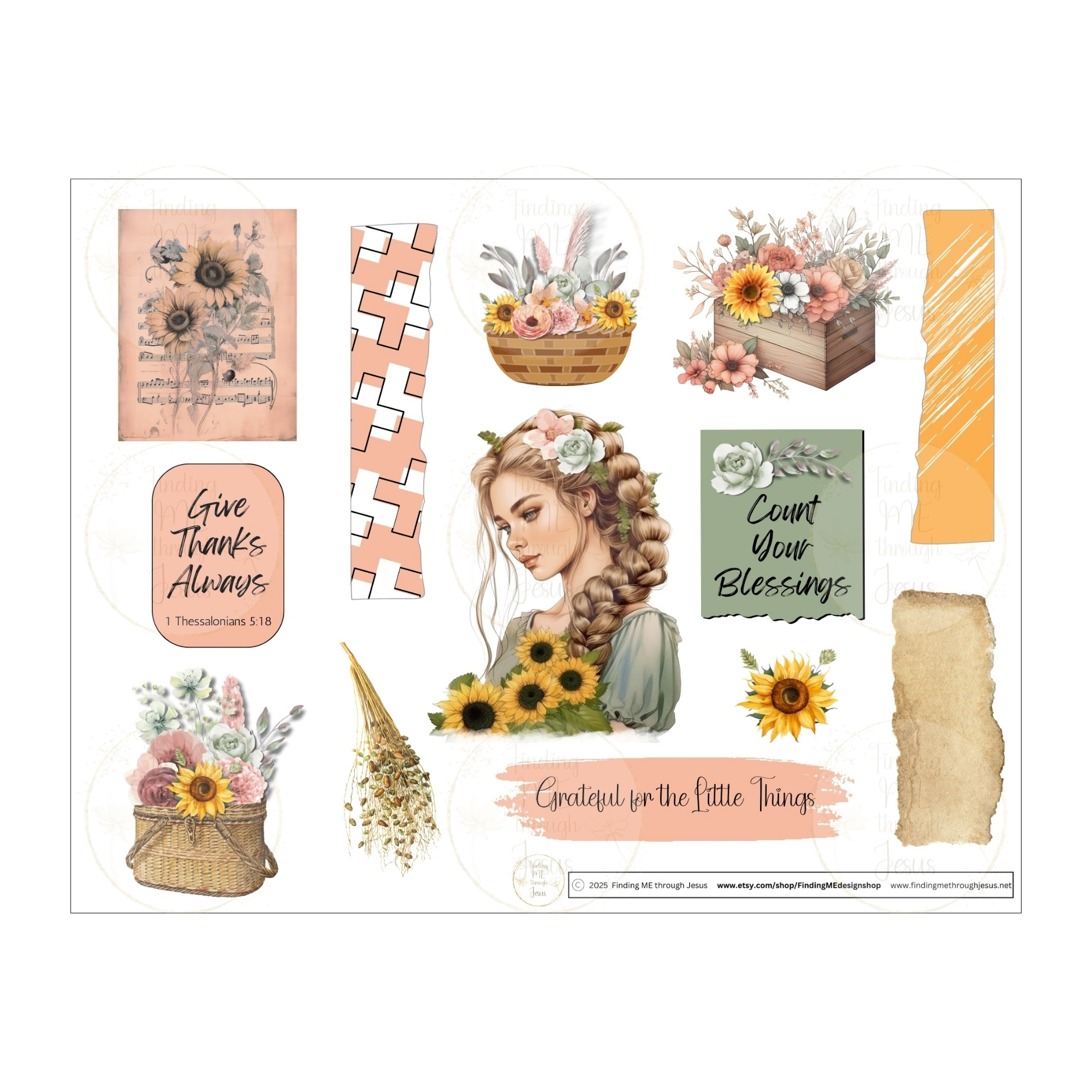 Simple Blessings Mini Bible Journaling Kit
