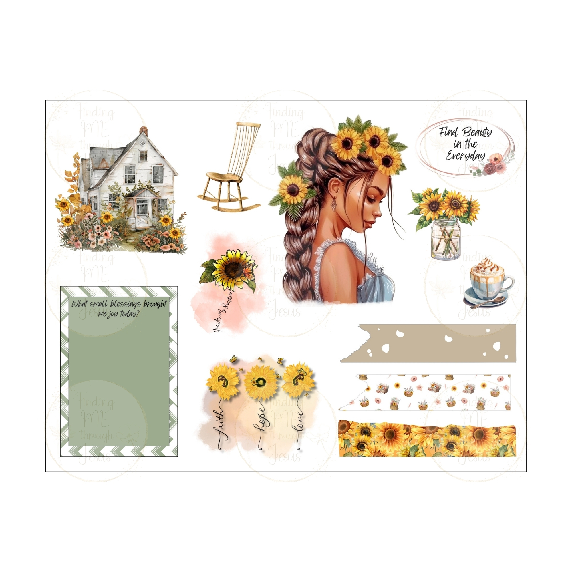 Simple Blessings Mini Bible Journaling Kit