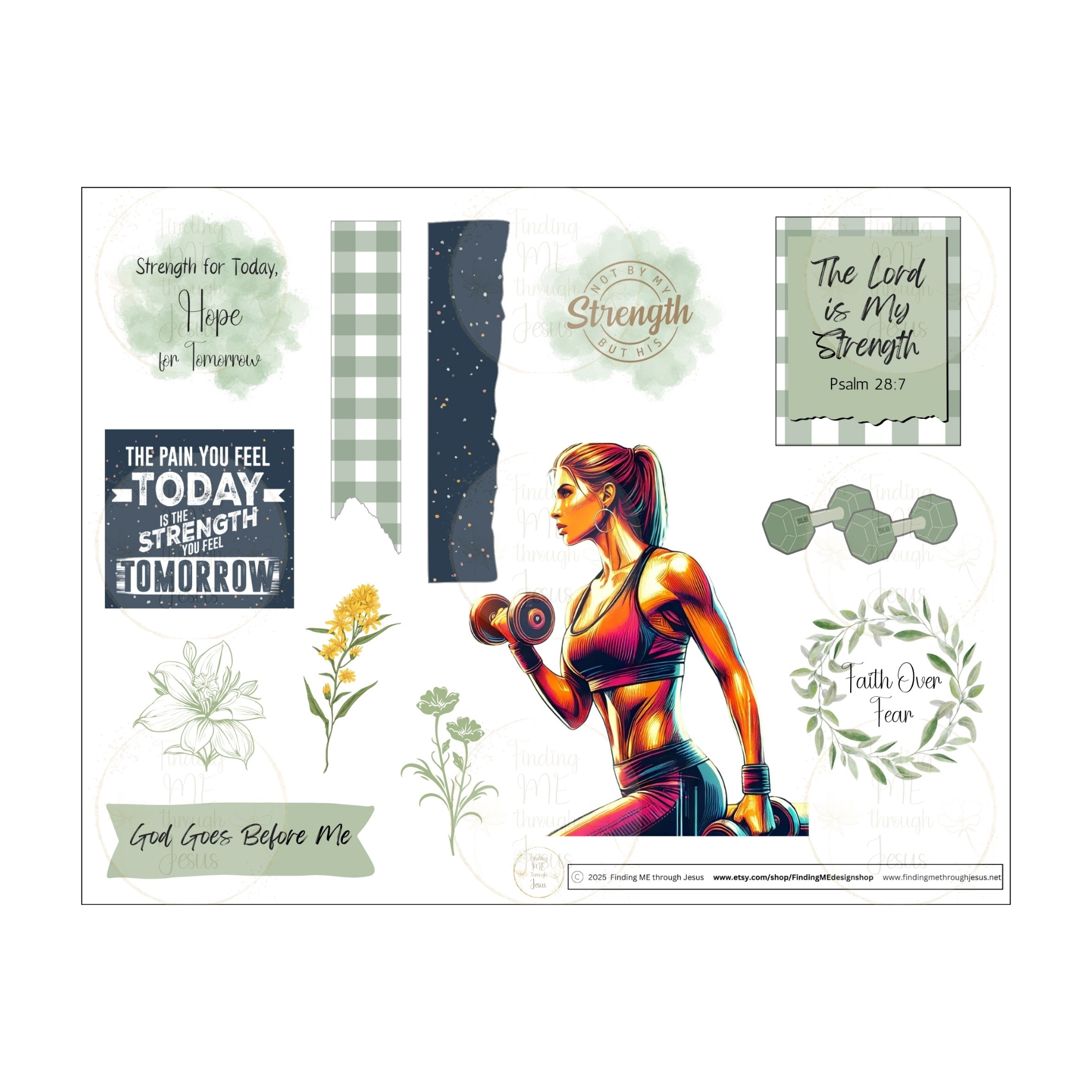 Strength for Today Mini Bible Journaling Kit