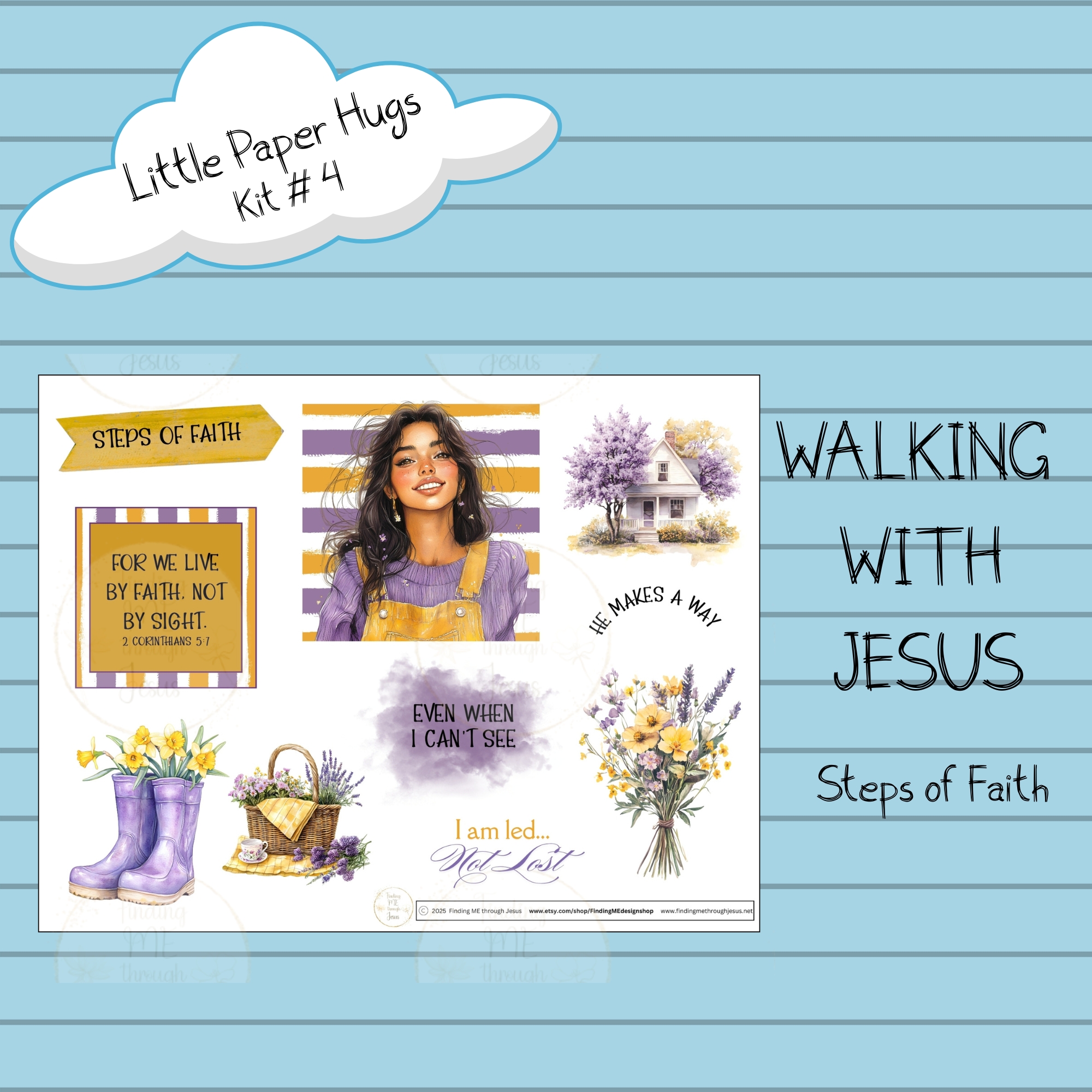Steps of Faith - WALKING WITH JESUS SERIES Kit 4
