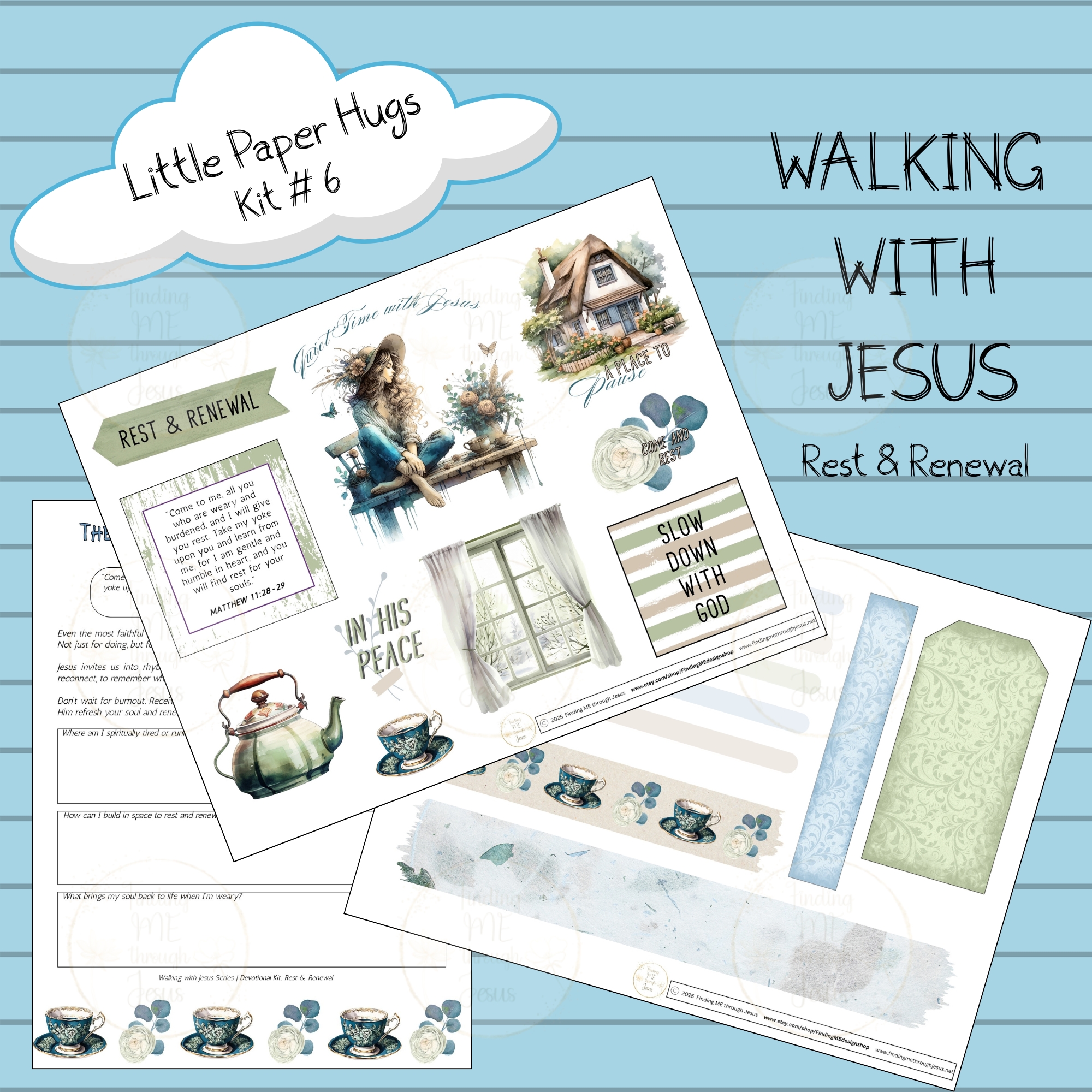 Rest & Renewal - WALKING WITH JESUS SERIES Kit 6