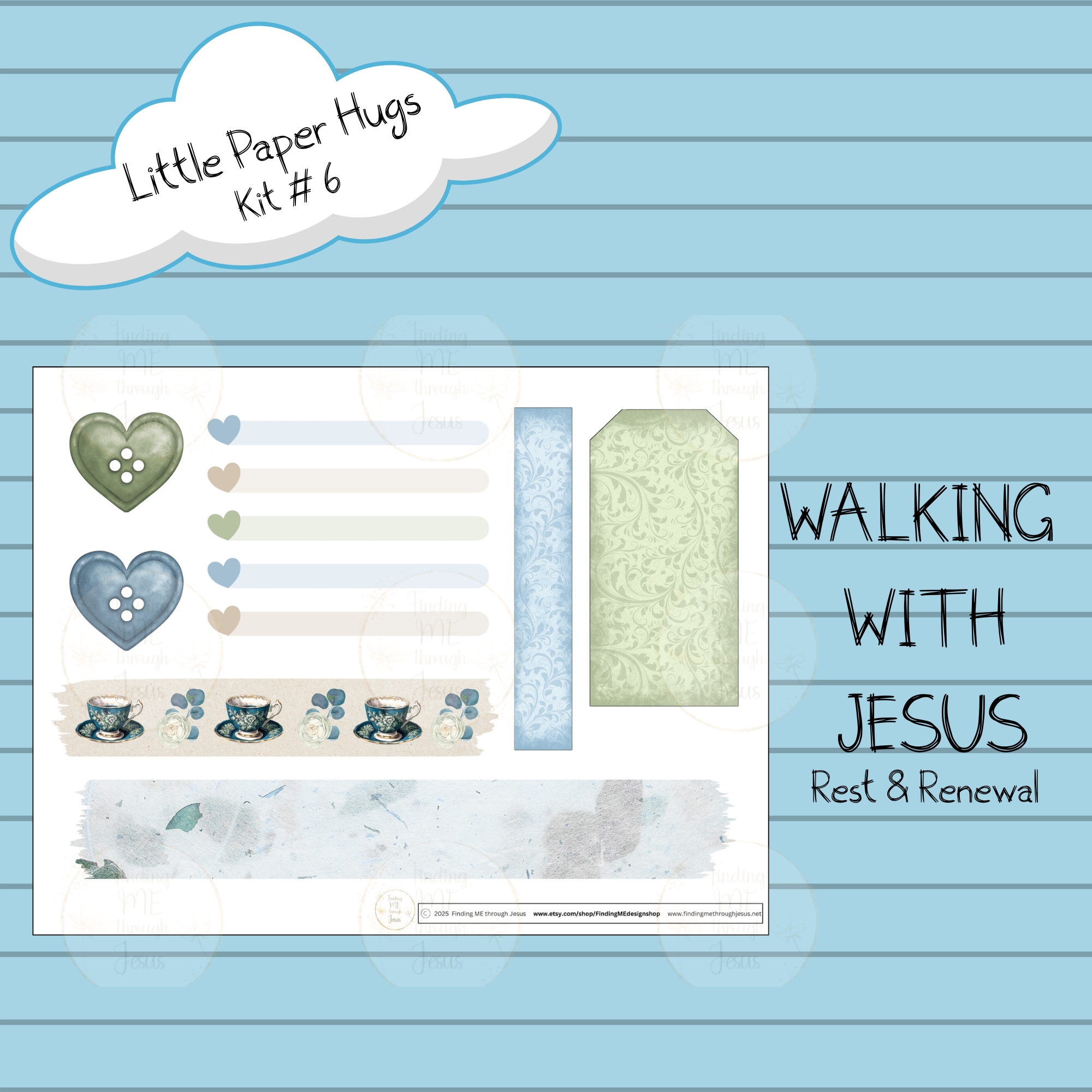 Rest & Renewal - WALKING WITH JESUS SERIES Kit 6