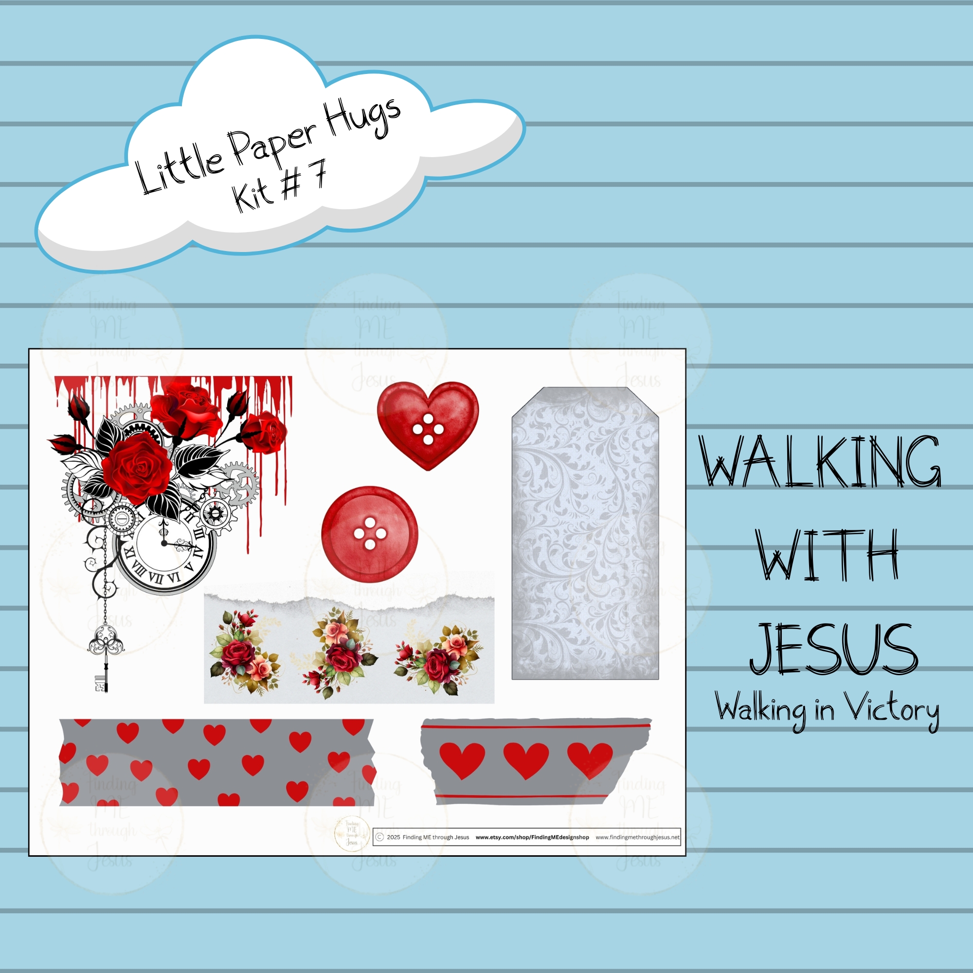 Walking in Victory - WALKING WITH JESUS SERIES Kit # 7
