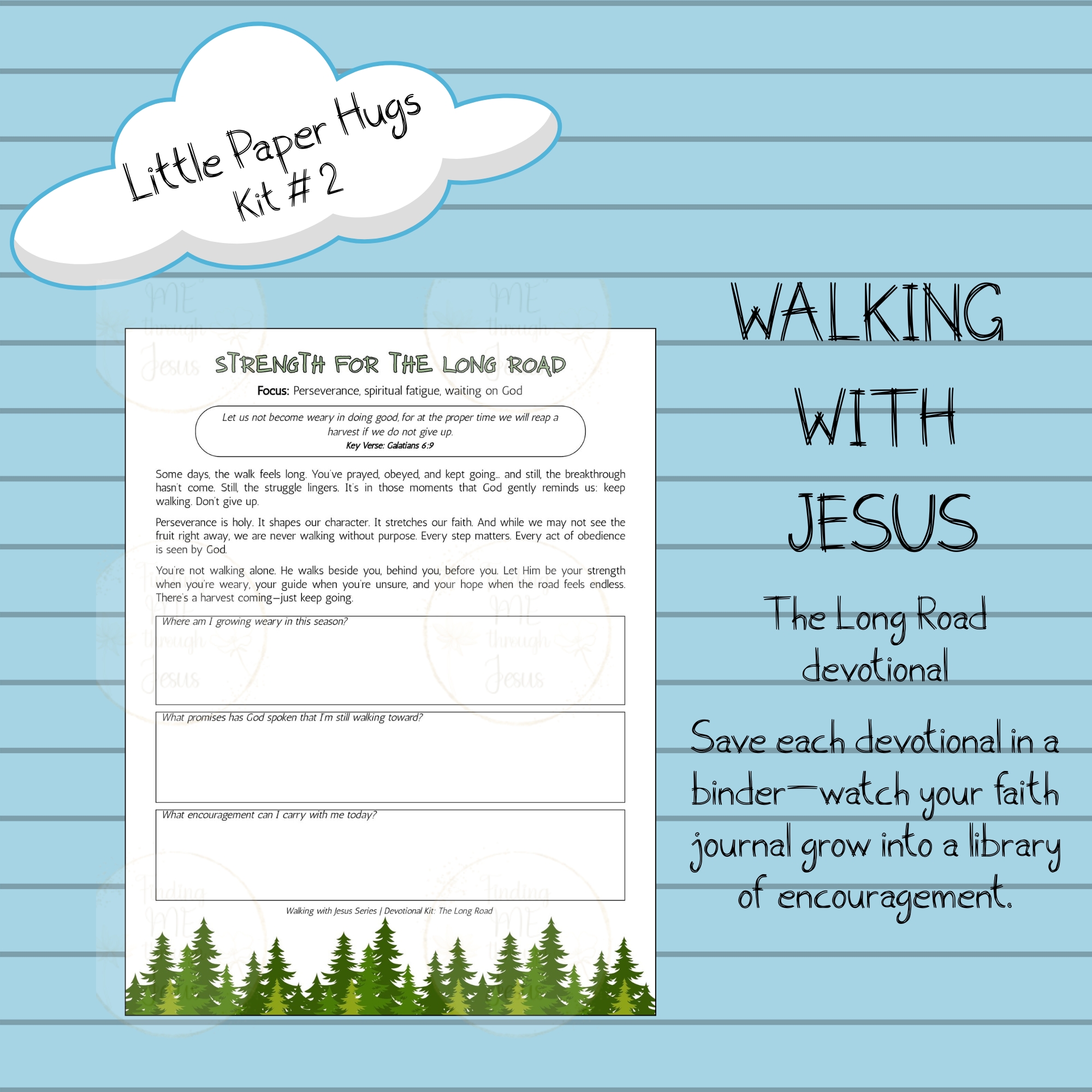 The Long Road - WALKING WITH JESUS SERIES Kit 2