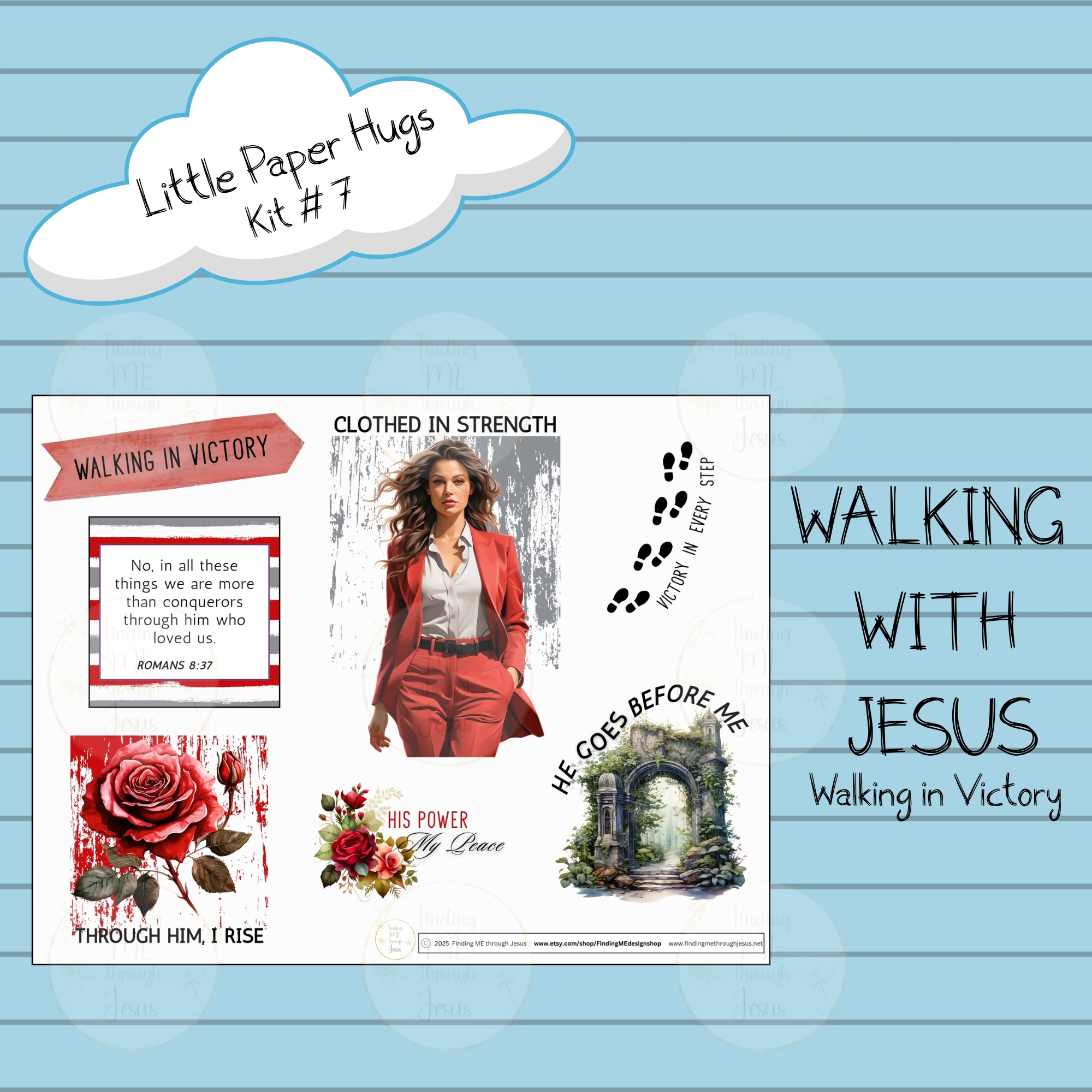 Walking in Victory - WALKING WITH JESUS SERIES Kit # 7