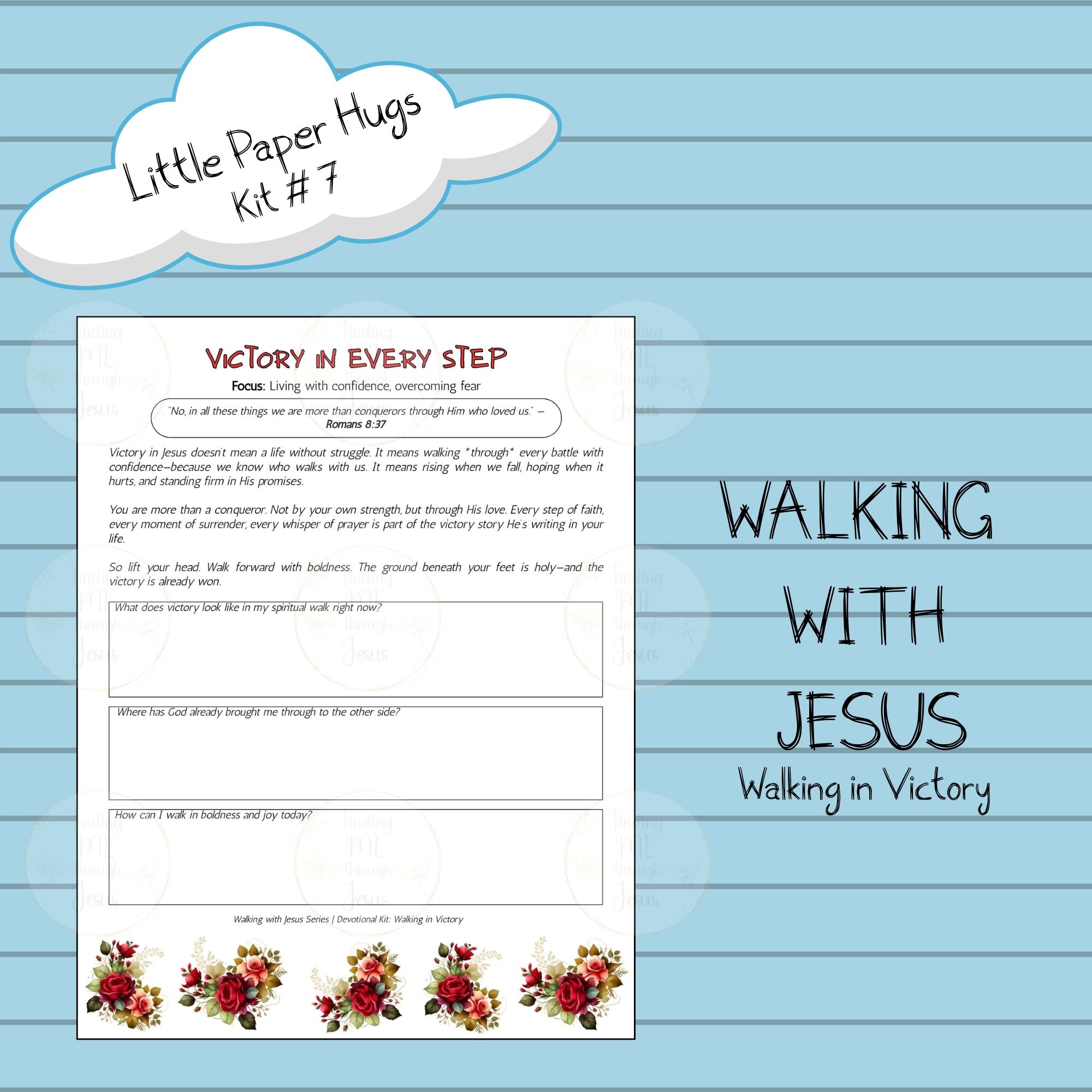 Walking in Victory - WALKING WITH JESUS SERIES Kit # 7