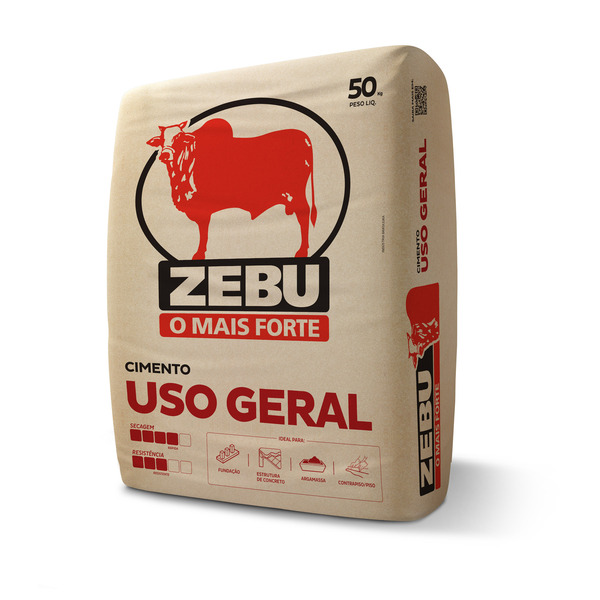 Cimento CPII F32 50kg Zebu