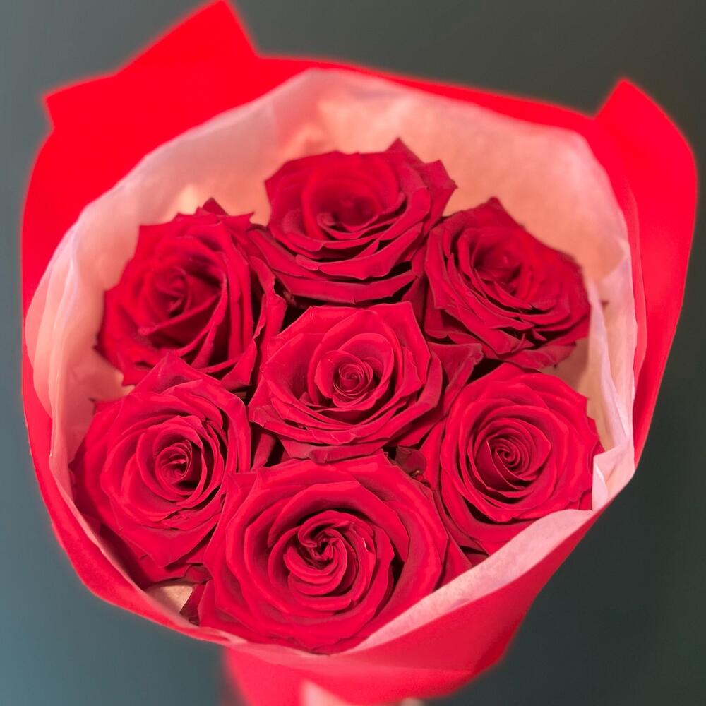 Bukiet czerwonych róż