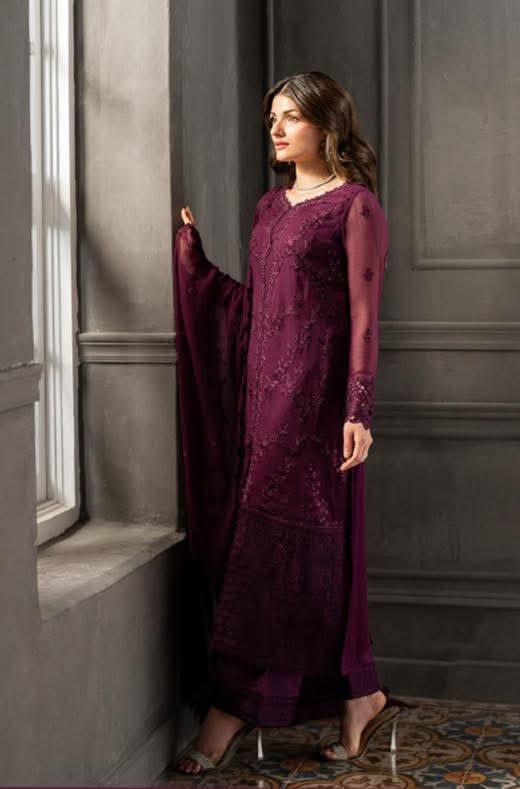 Elegant Purple Gown