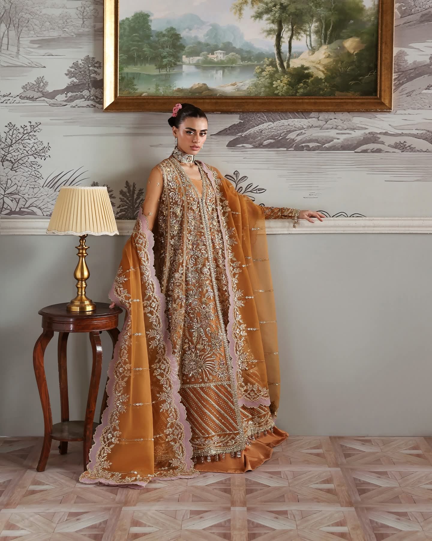 Embroidered Formal Dress