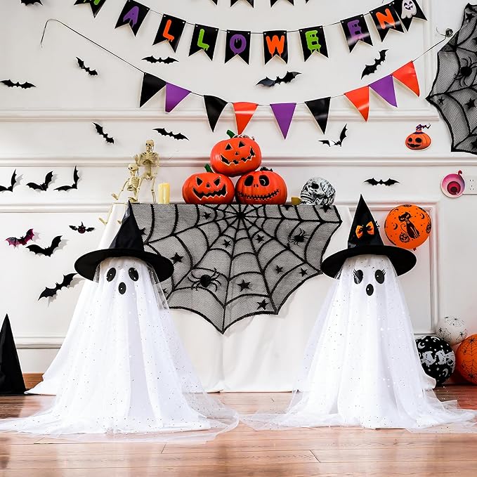 Ghost Decor with String Lights Remote Control