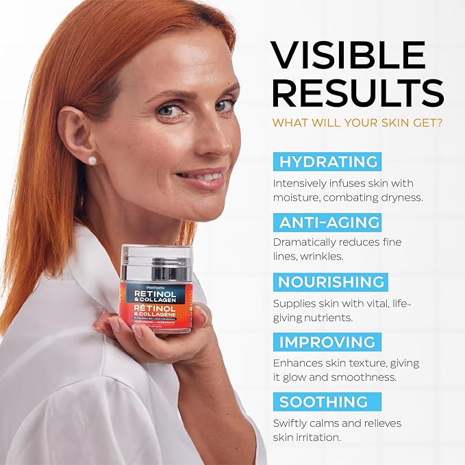 Retinol Cream for Face with Hyaluronic Acid