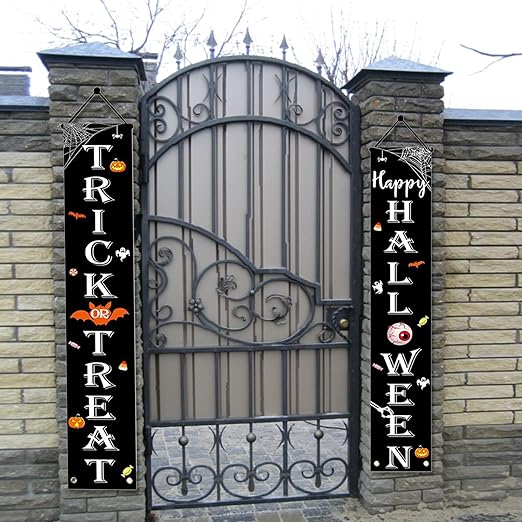 12"x71" Halloween Decorations Banners