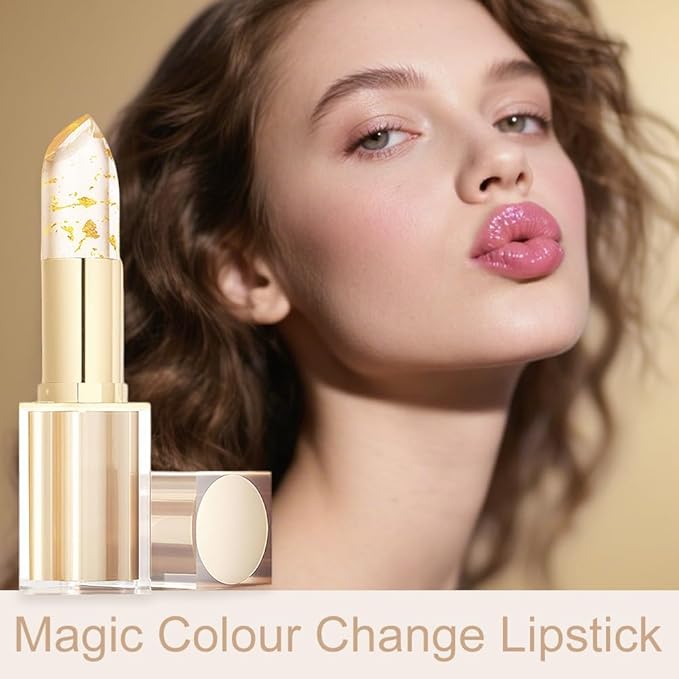 KUIRUNRX® Transparent Change Color Lip, Transferproof Color Changing Lipstick