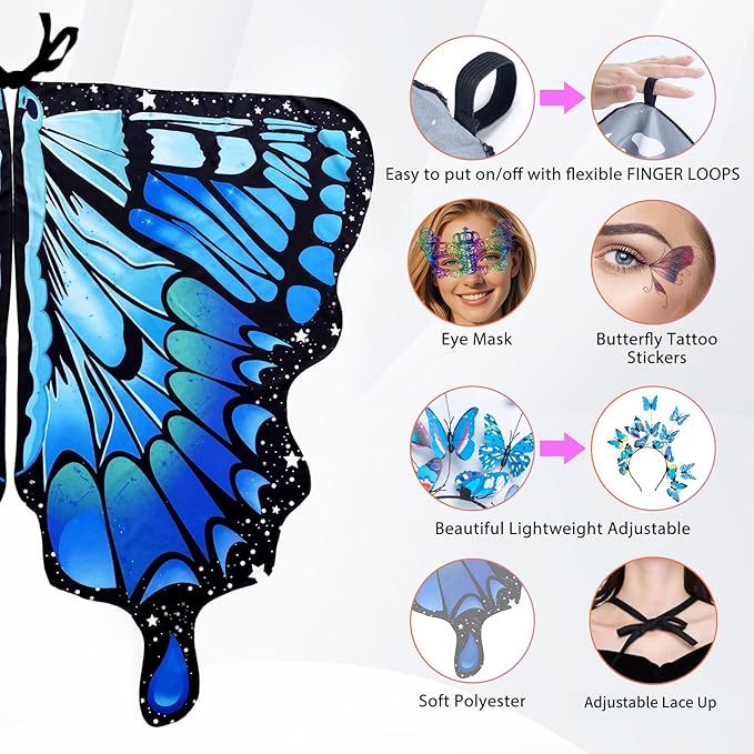 Butterfly Wings for Women Halloween