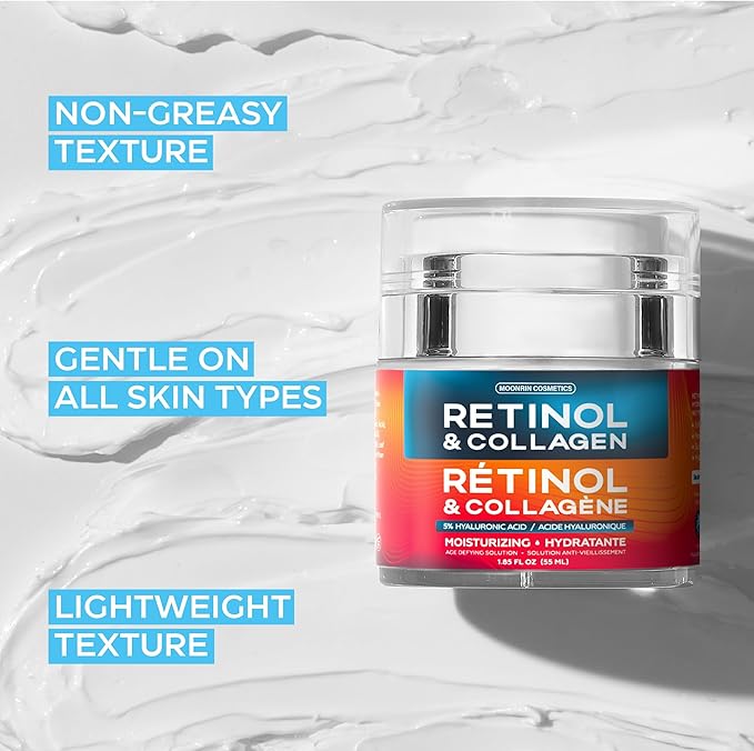 Retinol Cream for Face with Hyaluronic Acid