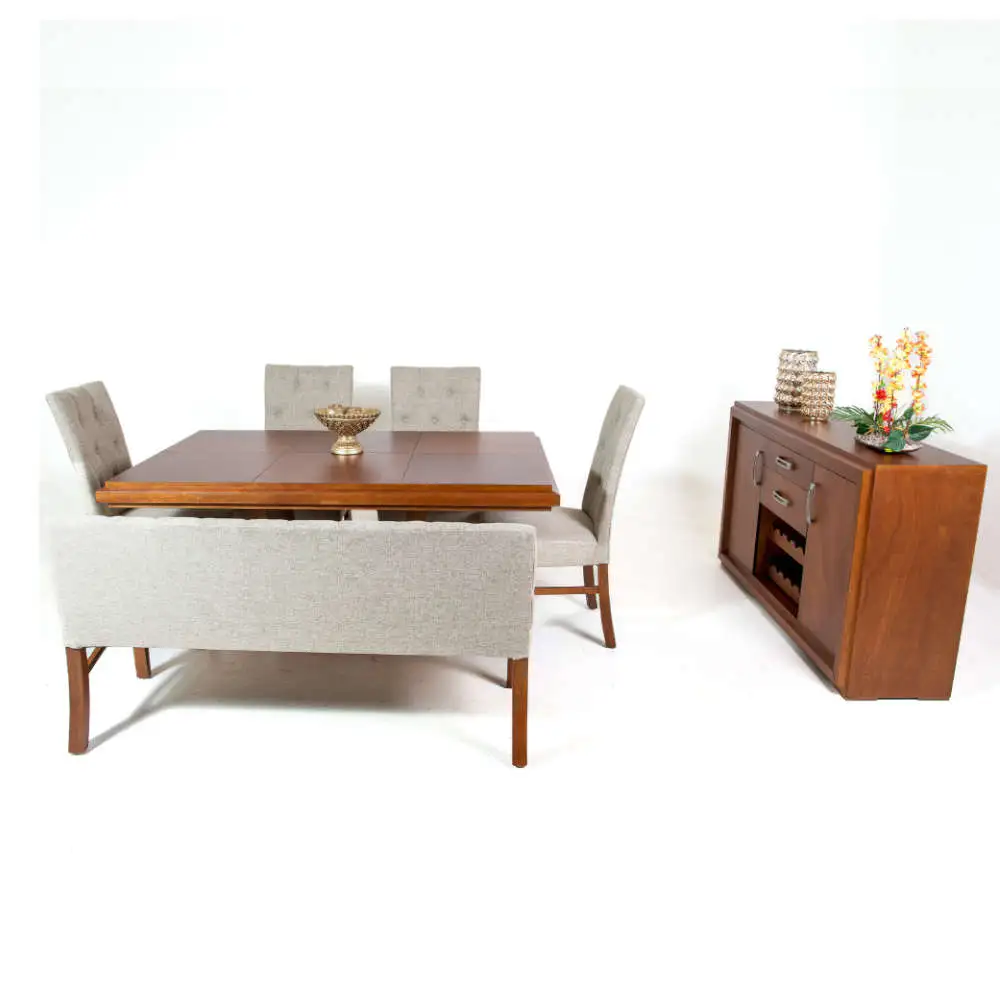 COMEDOR TORONTO 4 SILLAS - BANCA 