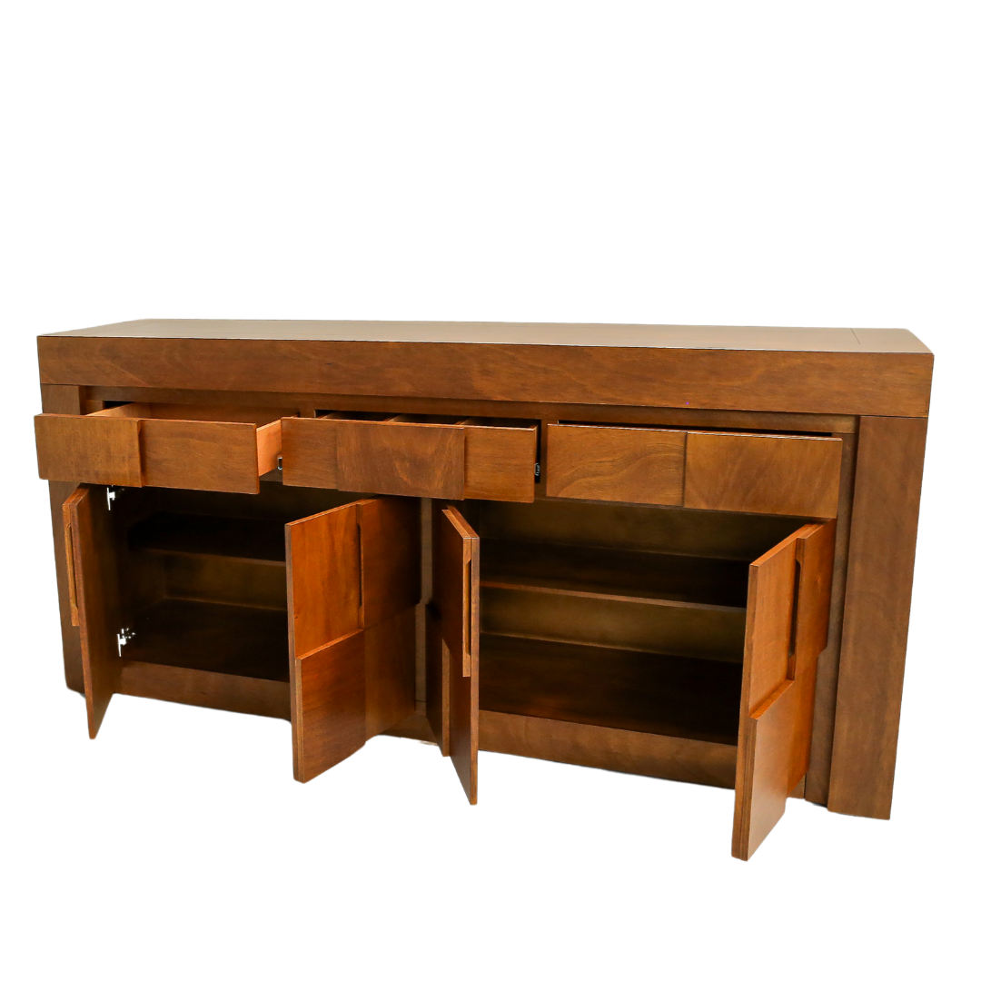 COMEDOR PEKIN 8 SILLAS TABACO