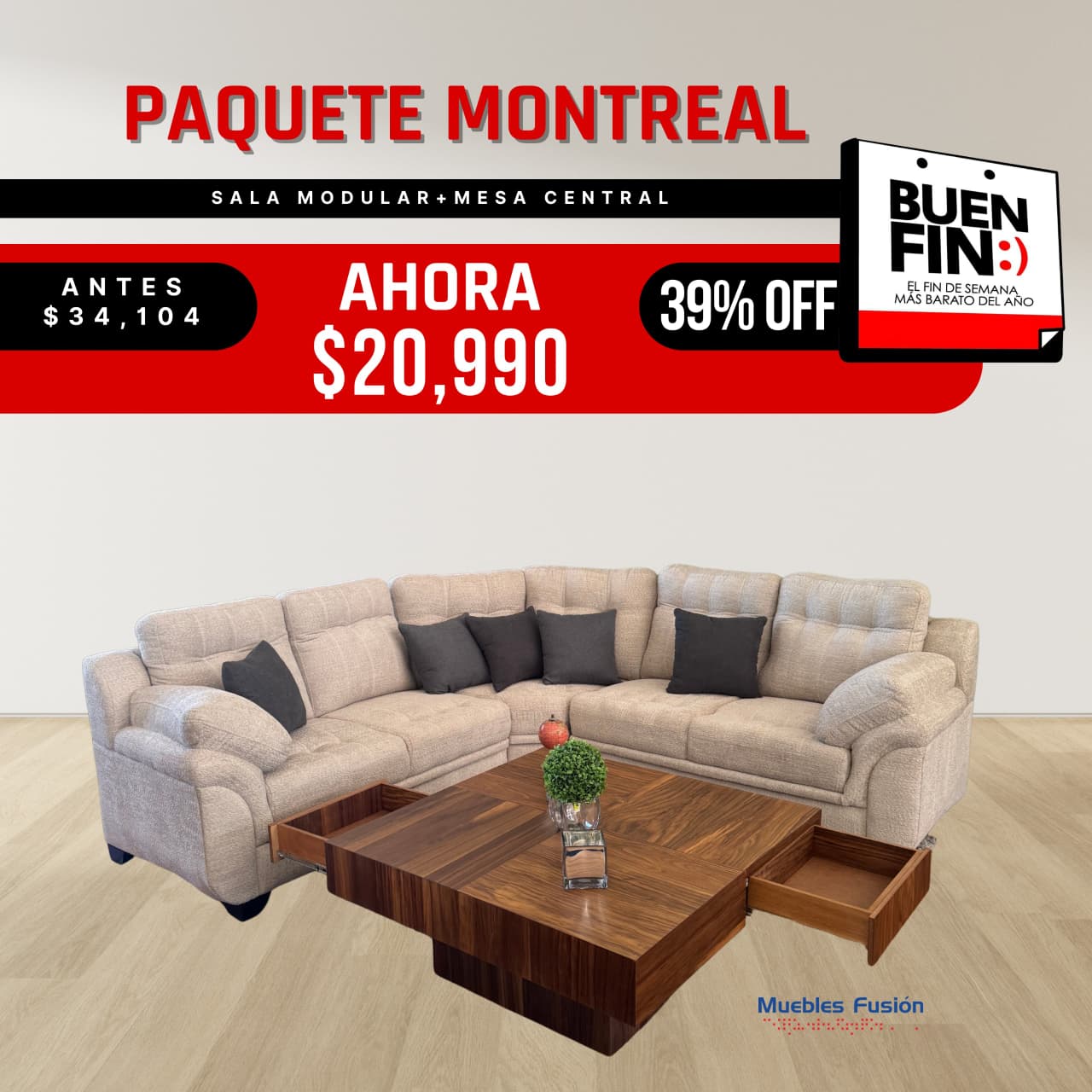 PAQUETE MONTREAL ESQUINERA 