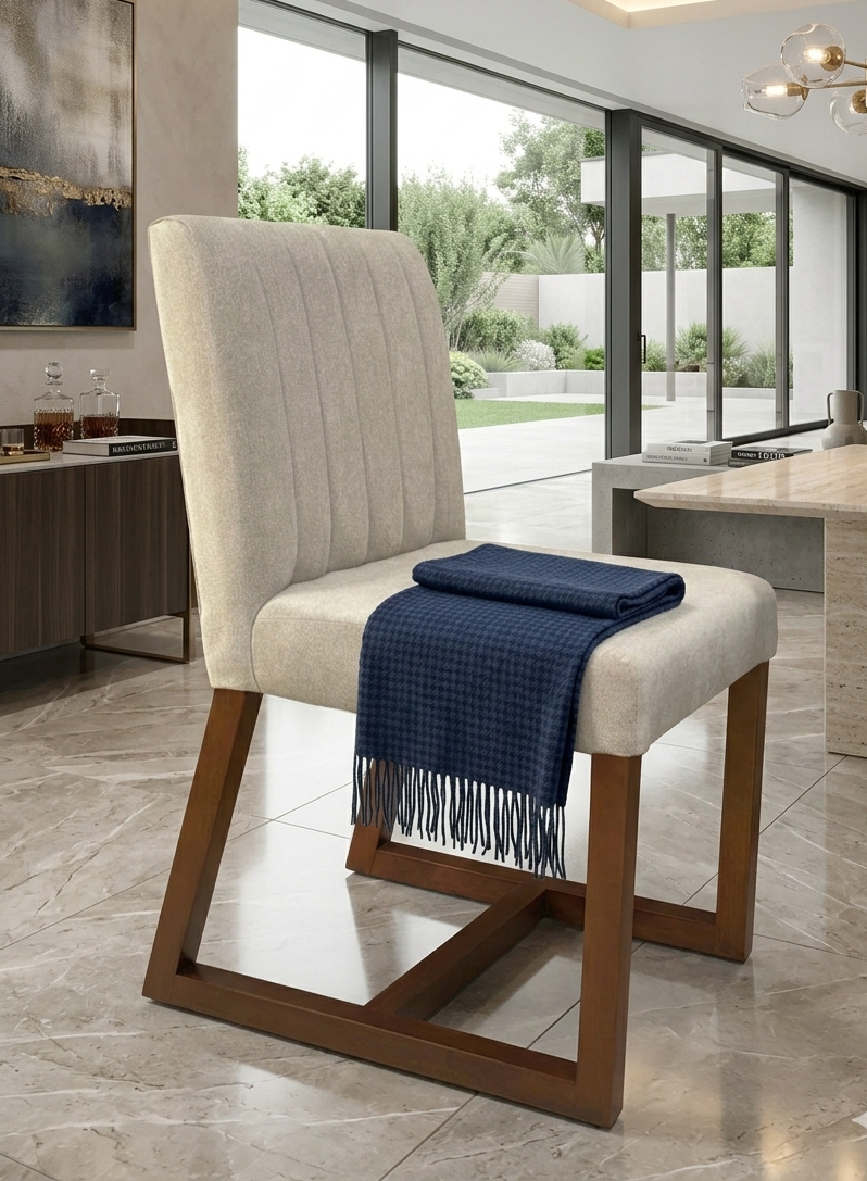  COMEDOR QATAR 8 SILLAS TABACO