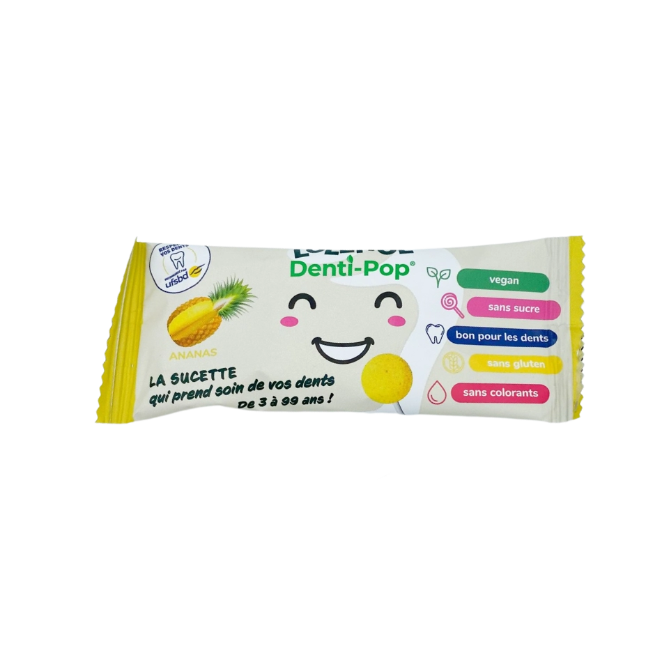 LOLLITOL ledinukas su vitaminais, be pridėtinio cukraus, ananasų skonio🍍