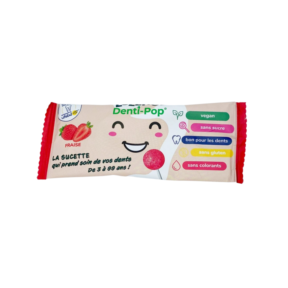 LOLLITOL ledinukas su vitaminais, be pridėtinio cukraus, braškių skonio 🍓
