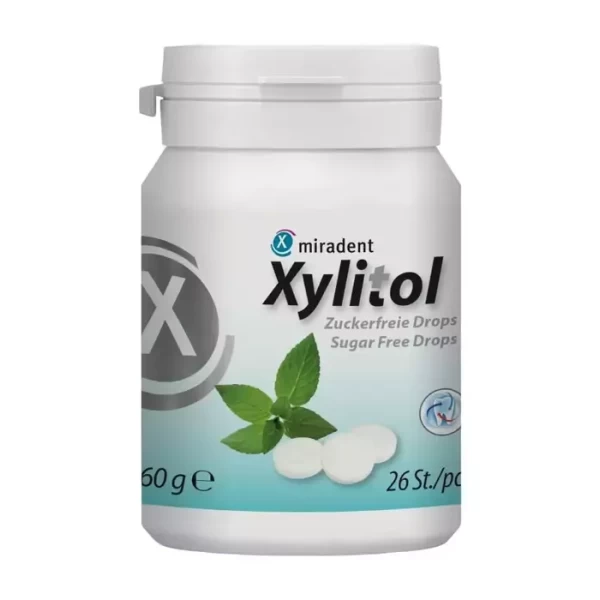 Xylitol pastilės su ksilitoliu dėžutėje, 26 vnt