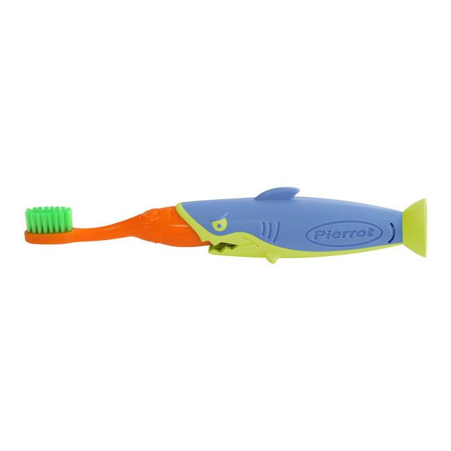 Vaikiškas dantų šepetėlis Pierrot SHARKY, 2 - 8 m. amžiaus vaikams