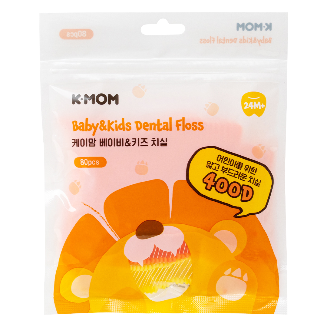 K-MOM Tarpdančių siūlas vaikams, 80 vnt.