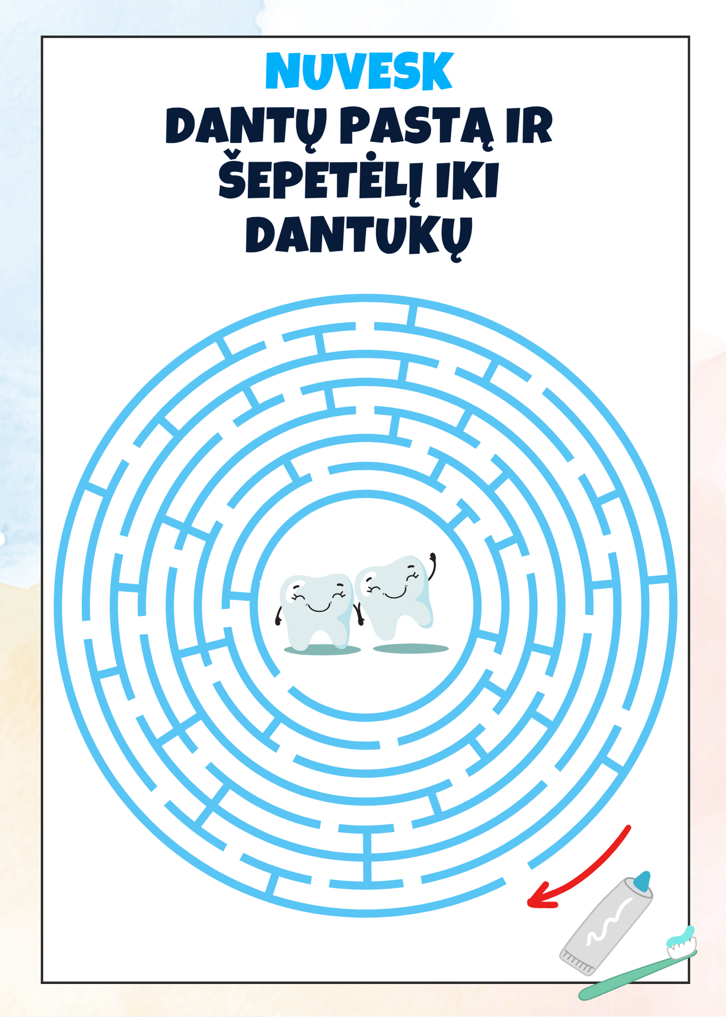 Mano užduočių knyga apie dantukus