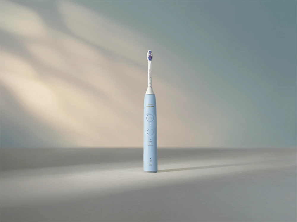 Philips Sonicare 6100 HX7406/01, šviesiai mėlynas