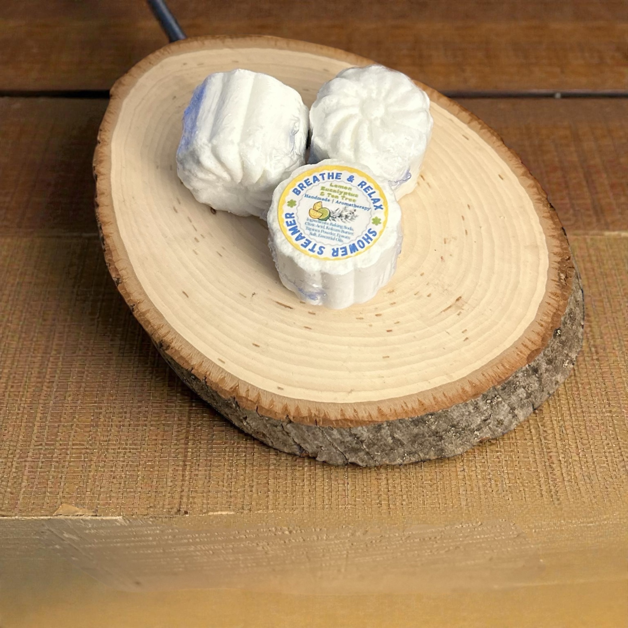 Shower Steamers - Lemon Eucalyptus and Tea Tree