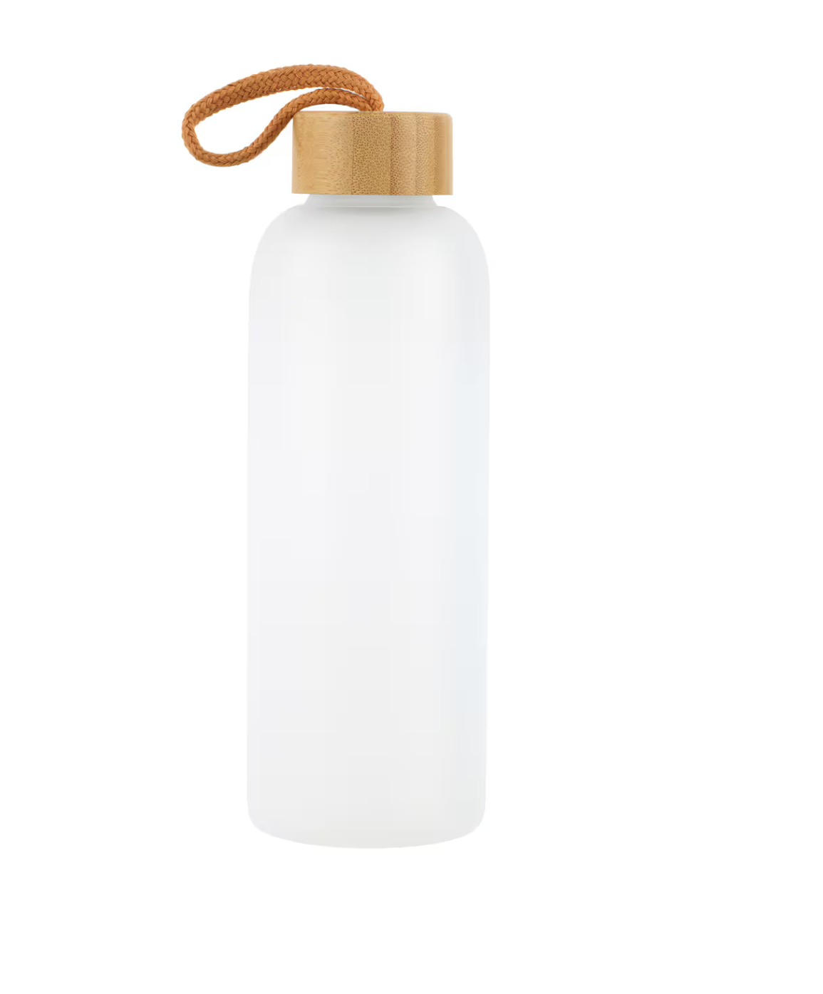 Frosted Custom glass water bottle