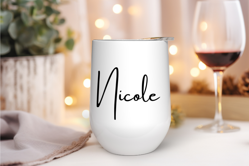 Personalized Wine Tumbler