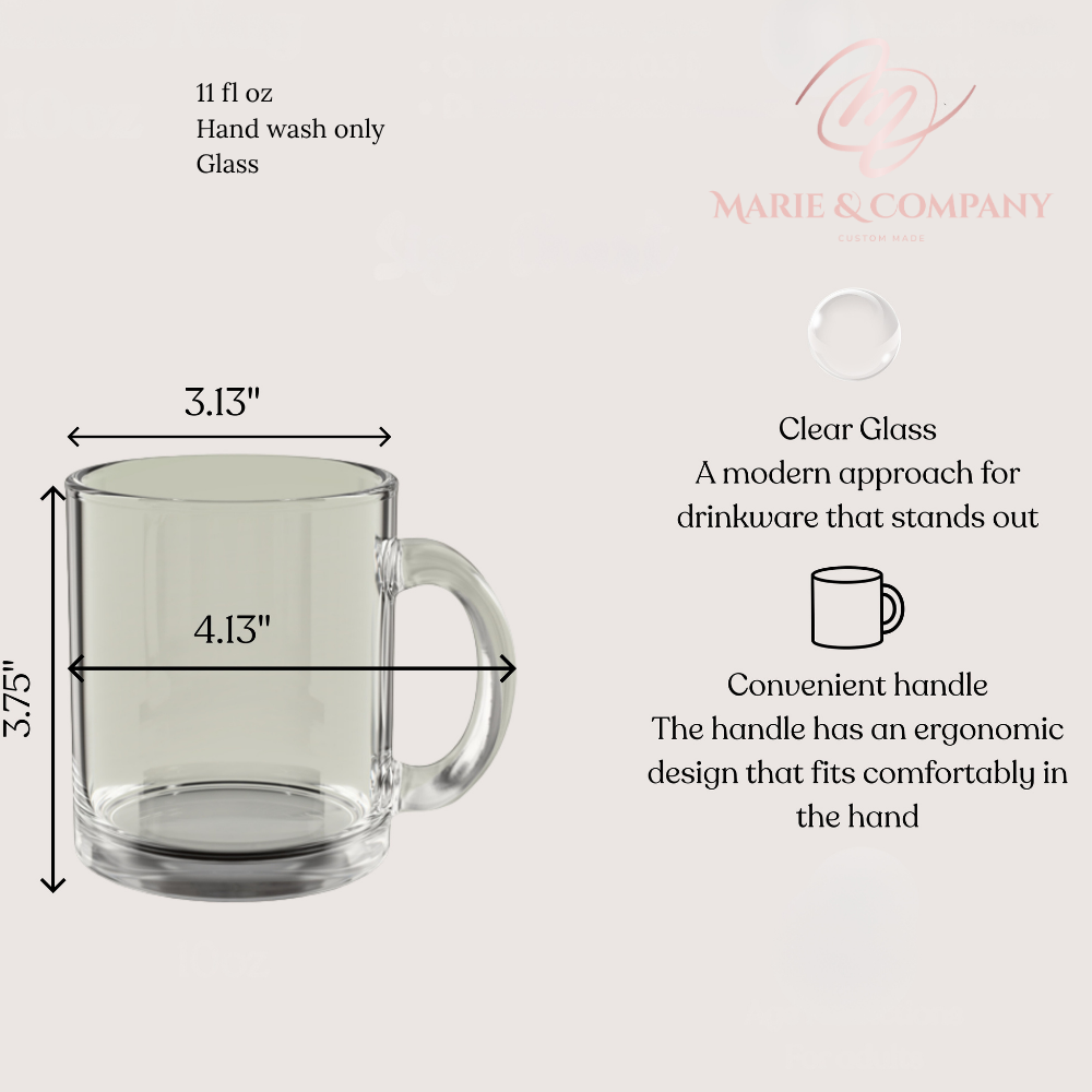 Style & Grace Glass Mug