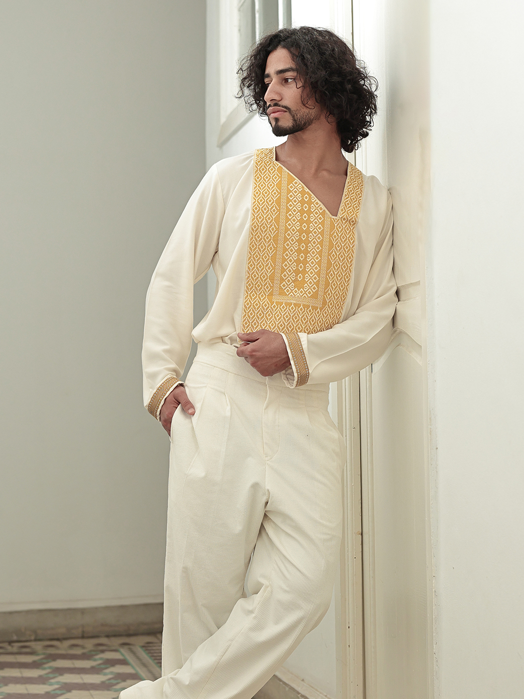 Tunique africaine brodée