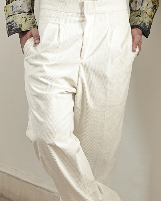 Pantalon oversized  velours 