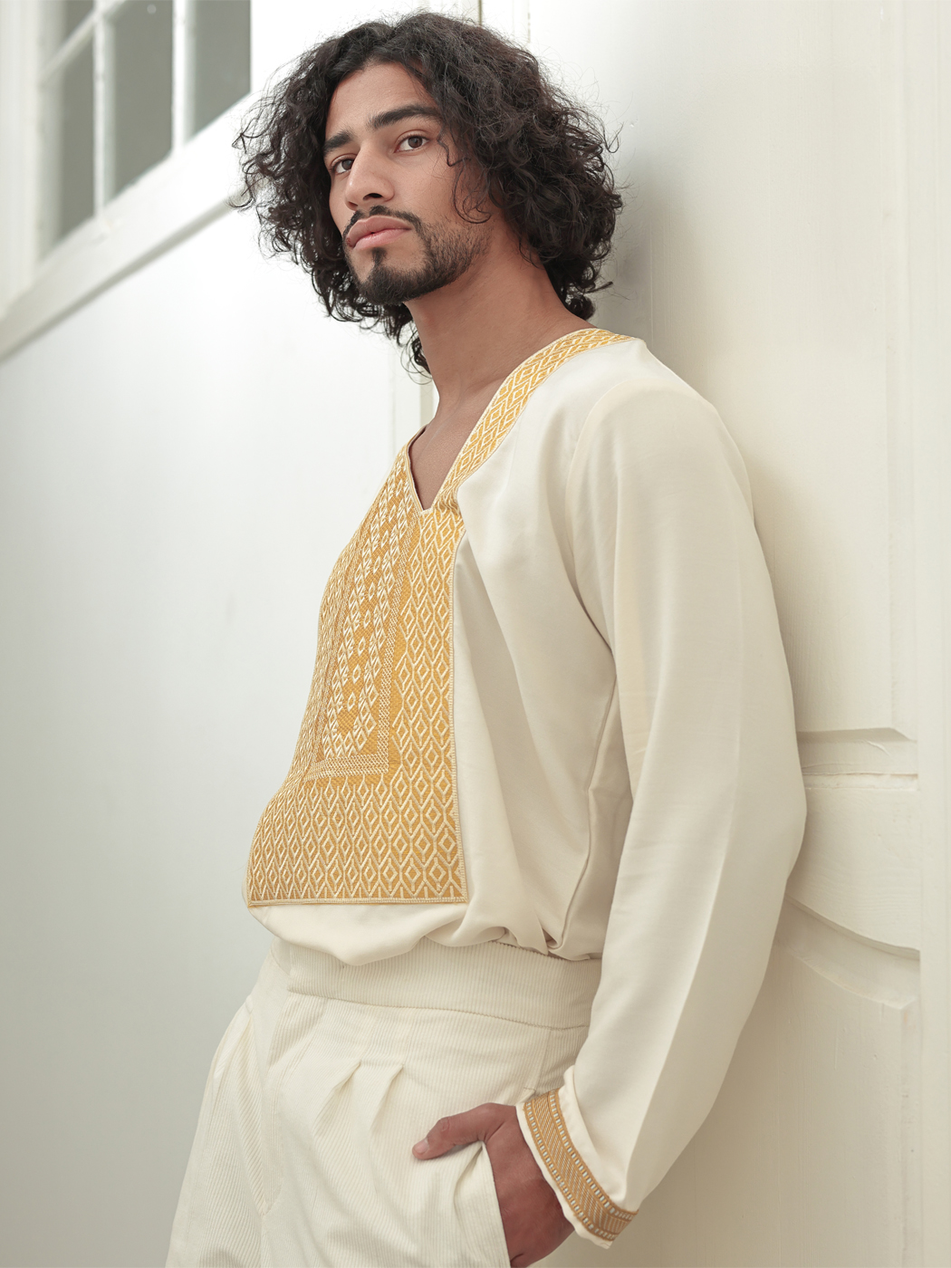 Tunique africaine brodée