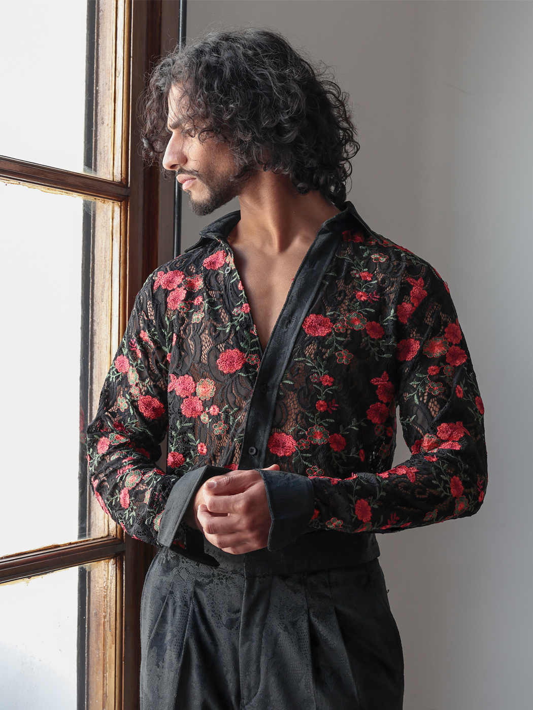 Chemise dentelle Mantilla