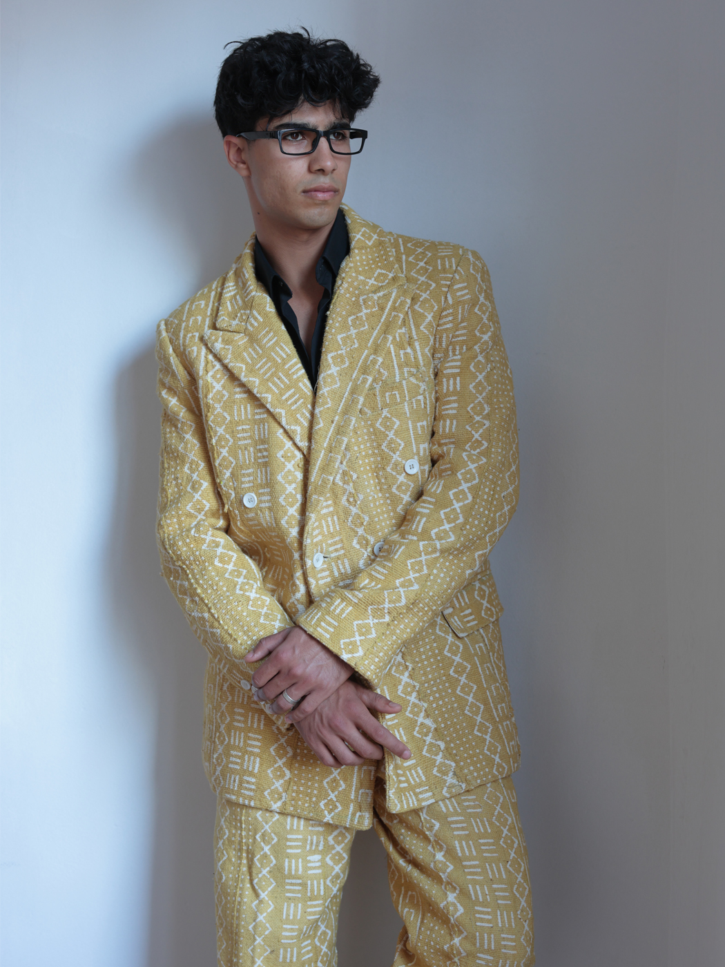 Costume croisé en Bogolan