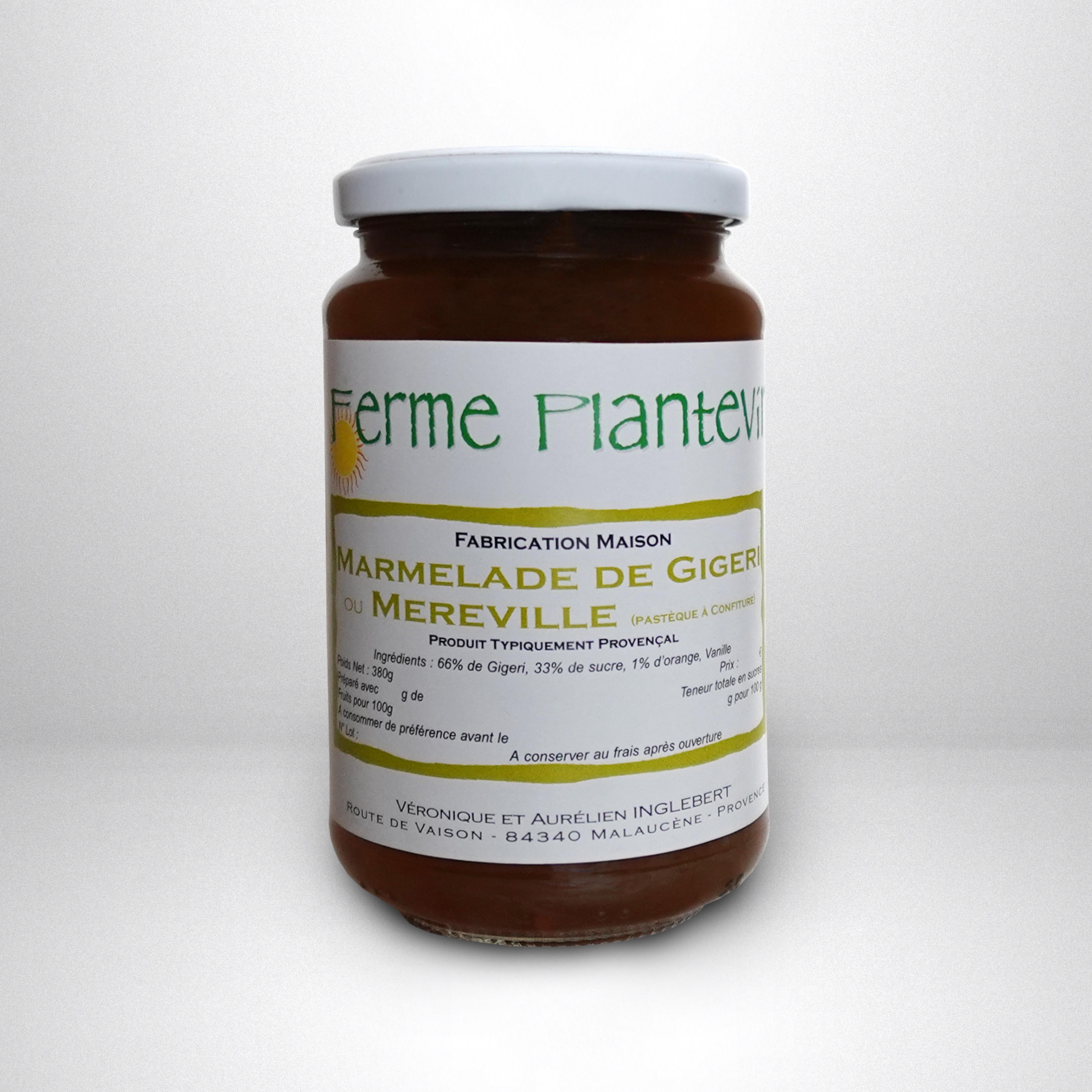 Marmelade de Gigeri et Méréville