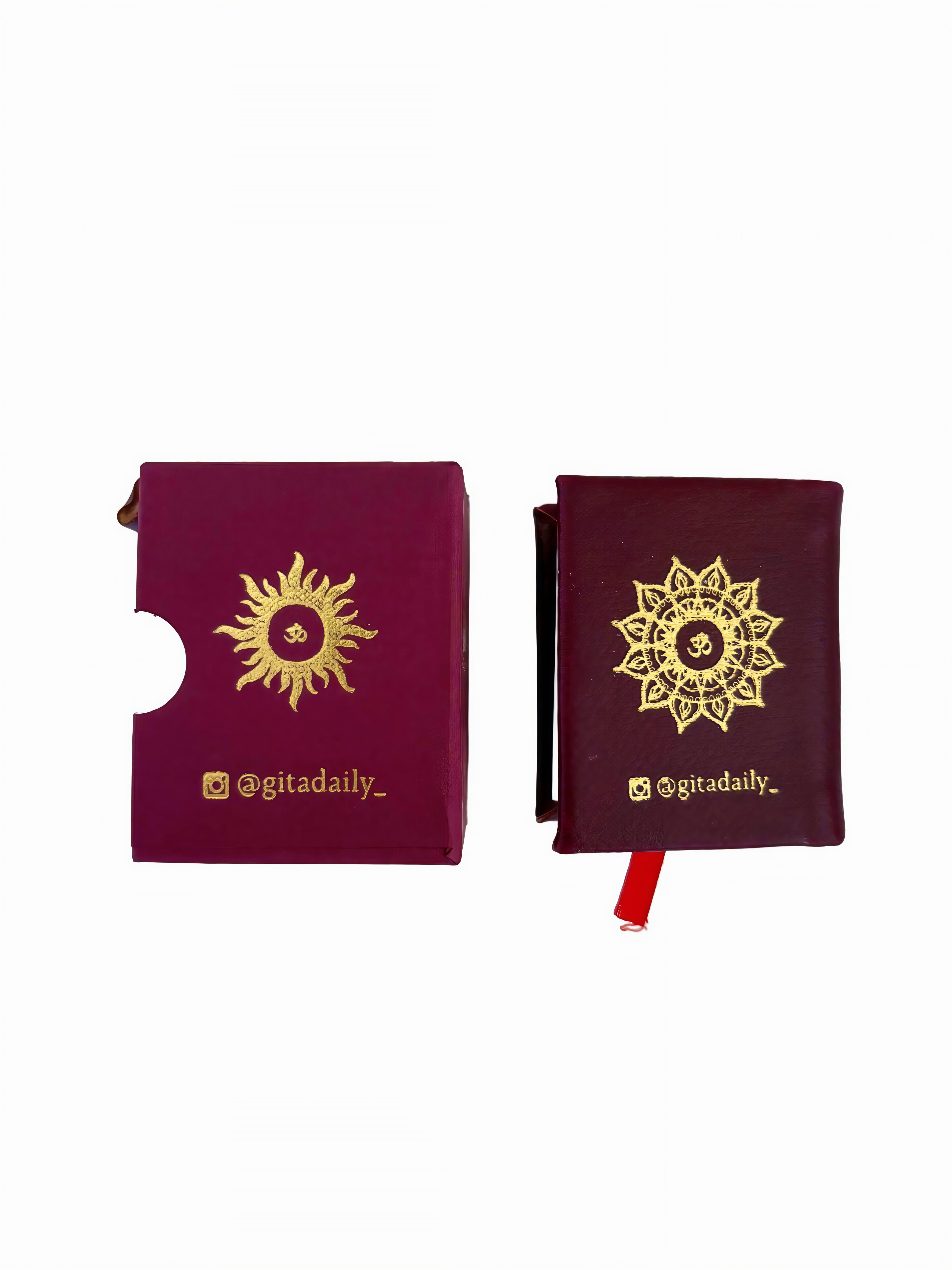 Mini Bhagavad Gita, Pocket Edition (Brown)