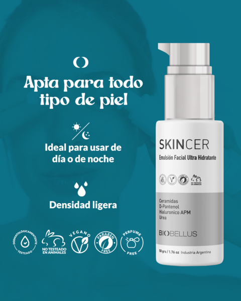 SkinCer - Emulsión Facial Ultra Hidratante Ceramidas