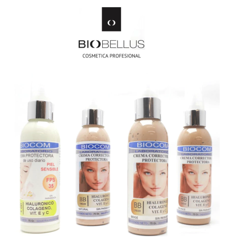 Crema Correctora Facial Filtro UVA, UBV , FPS 35 (BB Cream) 