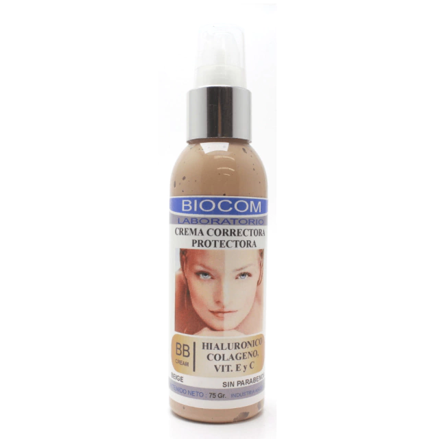 Crema Correctora Facial Filtro UVA, UBV , FPS 35 (BB Cream) 