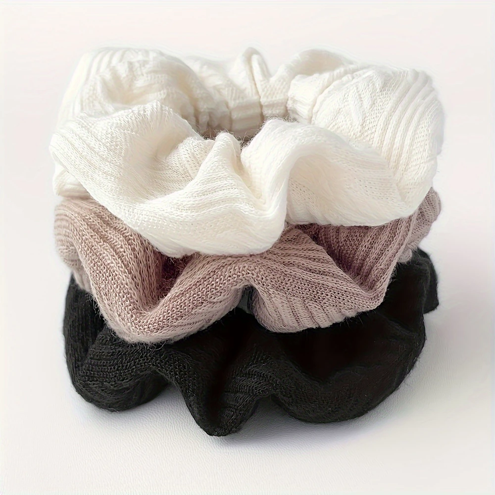 Colección de scrunchies de tela