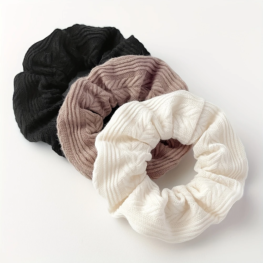 Colección de scrunchies de tela